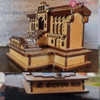 Uttrakhand Chardham 3D Mini Wooden Frame